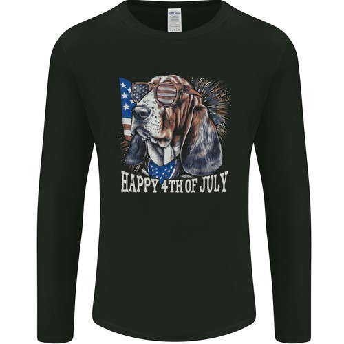 Basset hound 4th july - basset, de