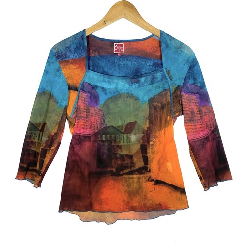 Top mesh graphique - top, boho