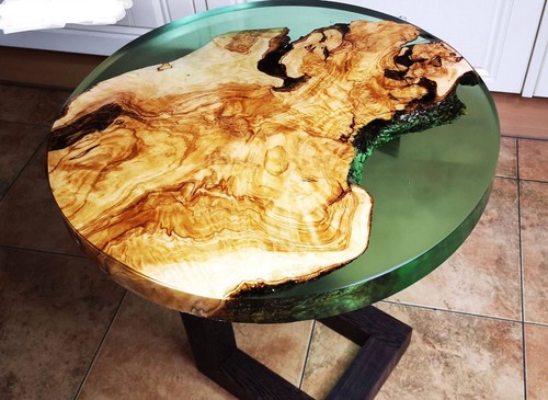 Table basse résine - table, époxy