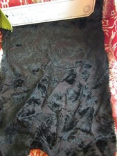 antique antique art deco fabric silk & velvet coupon sample fabric 104