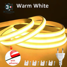 220V LED Strip Waterproof High Brightness COB LED Strip Flex Tape