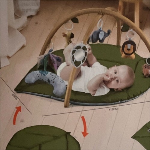 Tapis éveil bébé vert - d’éveil,
