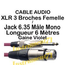 Câble Audio VIOLET XLR vers