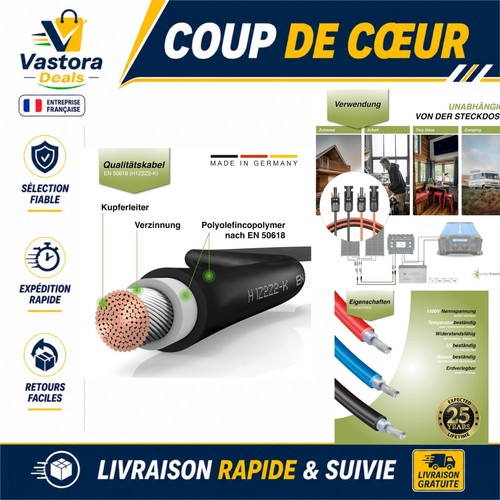 Câble extension solaire 4 - d'extension,