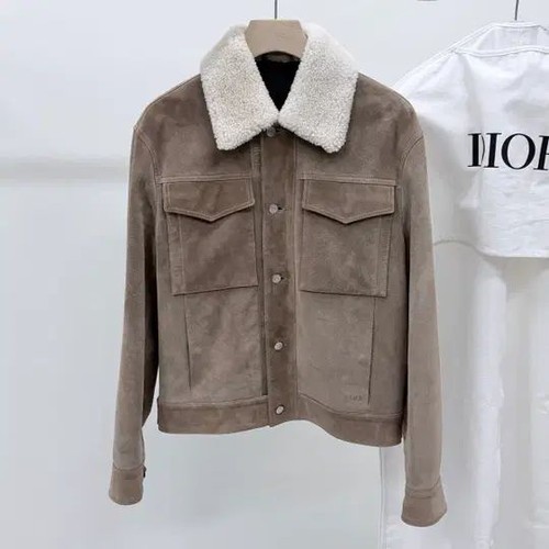 Dior veste mouton retourné - en,