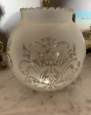 GLOBE EN VERRE GRAVE POUR