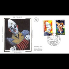 FDC soie - Cirque à travers