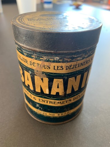 Boite métallique banania - métallique,