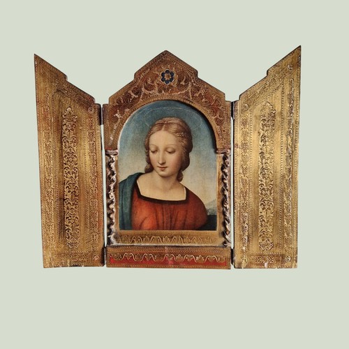 Triptyque religieux style