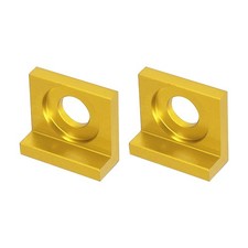Lot 2 tendeurs bloc réglage chaîne diamètre trou 15 mm pour moto ton or