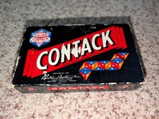 Vintage Contack Triangle Domino Tile Game Parker Brothers Complete Triominos