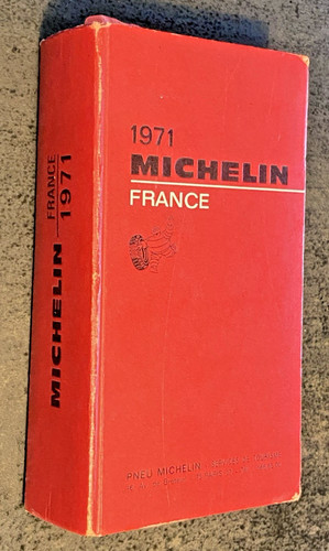 Guide michelin rouge 1971 - rouge,