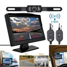 Kit Caméra de Recul Voiture Camping Car HD Vision Nocturne Sans Fil Camion