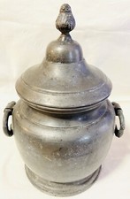 French Tin Soup Restoration Period Punches Crown Flower of Lys