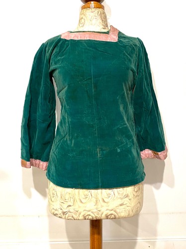 Ancien chemisier style velours - ancien,