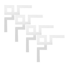  4 Pcs Miroir Autocollant