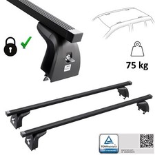 Barres de toit en Acier pour Opel Meriva B 2010-2017 (points de fixation)