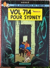 Album TINTIN - Vol 714 pour Sydney - Edition Casterman 1969