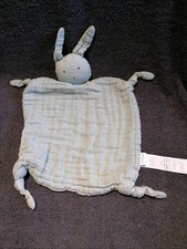 Doudou plat Lapin lange vert