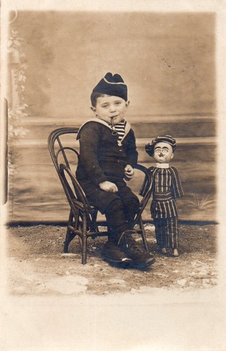 Bl034 carte photo vintage card - bl034,
