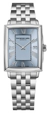 Raymond Weil Toccata Bleu Acier Cadran Date Quartz Montre Femmes 5925-ST-00550