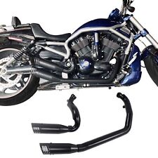 IRON GROWL 2 Into 2 Exhaust System for Harley V Rod Exhaust Pipes Upgrading