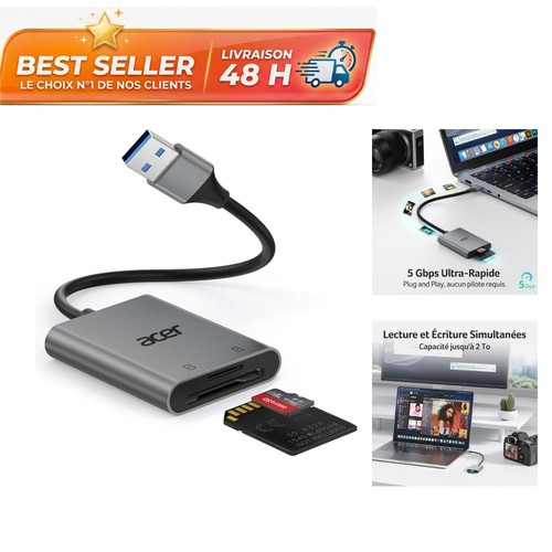 Lecteur cartes usb 0 acer - usb,