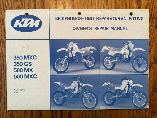 Ktm 1987 350 mxc - mxc, mx