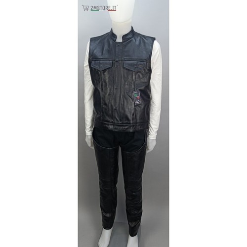 Gilet chaps véritable cuir - gilet,