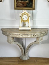 CONSOLE 1/2 LUNE EN BOIS