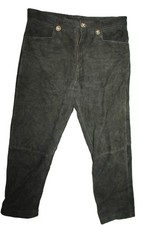 Pantalon traditionnel en cuir rapide pour hommes taille W34/L28 marron...