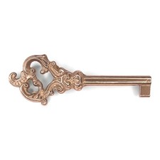 clé de serrure 87mm laiton poli verni doré or remplacement meuble Louis XV 15...