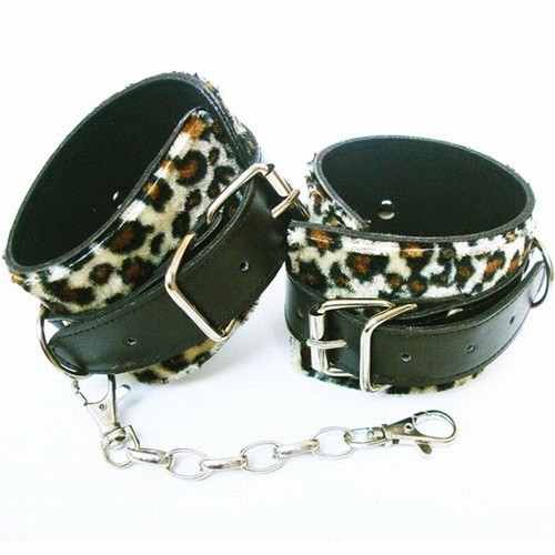 Bracelets menottes leopard - bracelets,