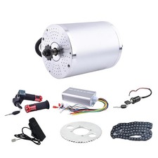 60V Motor Kit 2000W 4600RPM Electric Dirt Bike Motor-33A Scooter Go Kart w/ Peda