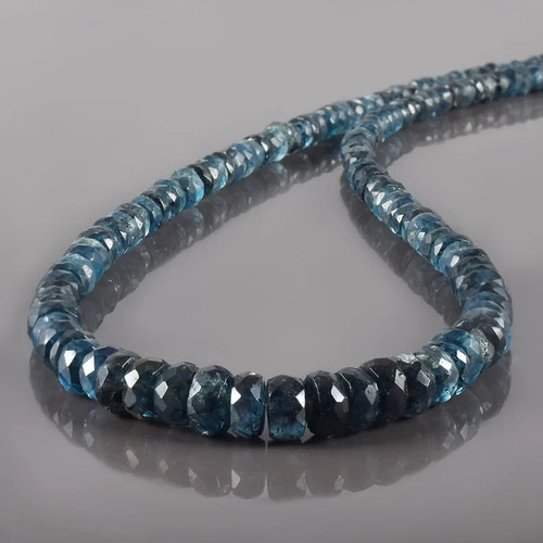 Collier perles kyanite indigo - collier,