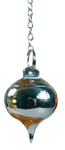 Pendule goutte chromé témoin - goutte,