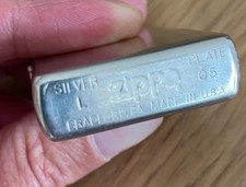 Briquet zippo silver - briquet, plate