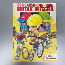 Britax Integra Vélo Casque Halfords 1990 Vintage Rétro Annonce