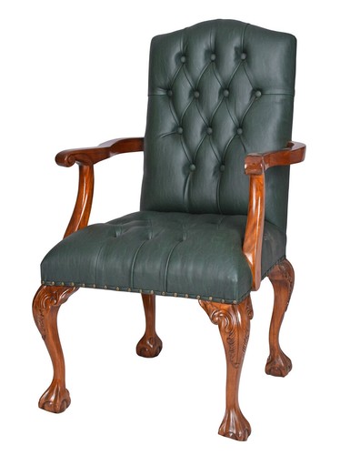 Fauteuil rembourré antiques - fauteuil,