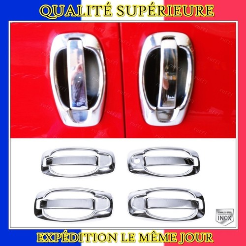 Chrome couvre poignees pcs - poignees,