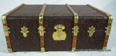 Malle cabine broderie