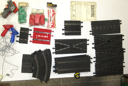 Lot scalextric rails - ;, /
