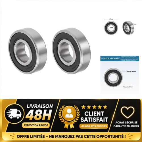 Roulements billes 6001 2rs - à, 6001-2rs