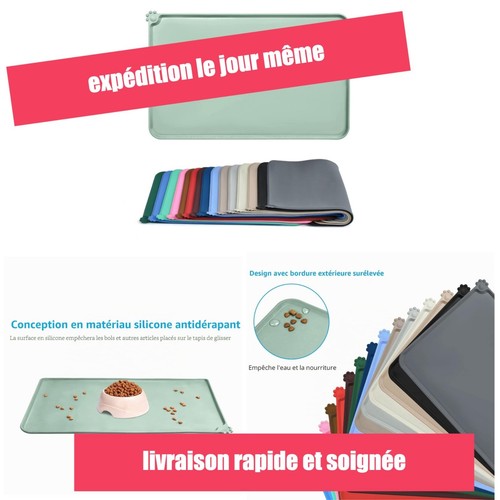 Tapis repas silicone chien
