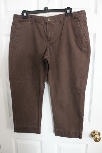 Womens brown crop - , pants