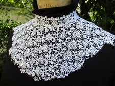 Col guimpe ancien1900 dentelle