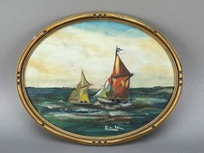 Huile sur bois signée paysage