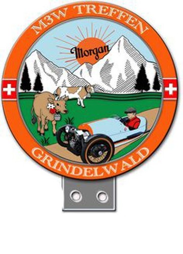 Badge voiture émaillé - badge,