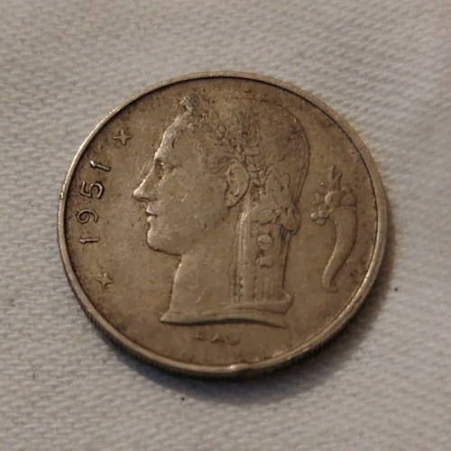 Pièce belgique franc 1951 - 1,