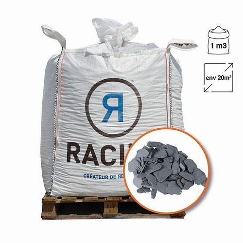 Paillage naturel ardoise grise